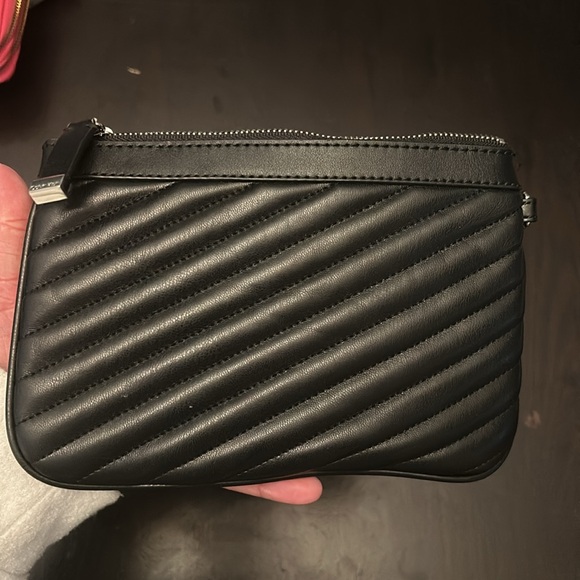 NWOT Calvin Klein black Wristlet with silver hardware - Picture 7 of 7